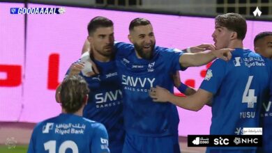 نتيجة مباراة الهلال والحزم