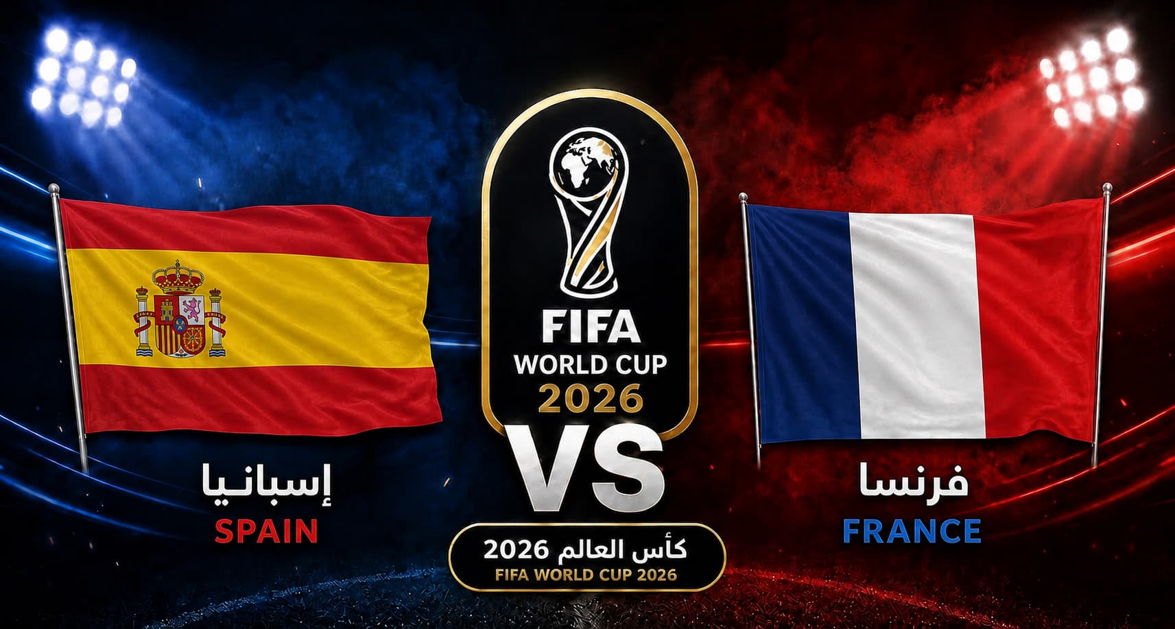 مشاهدة مباراة اسبانيا وفرنسا